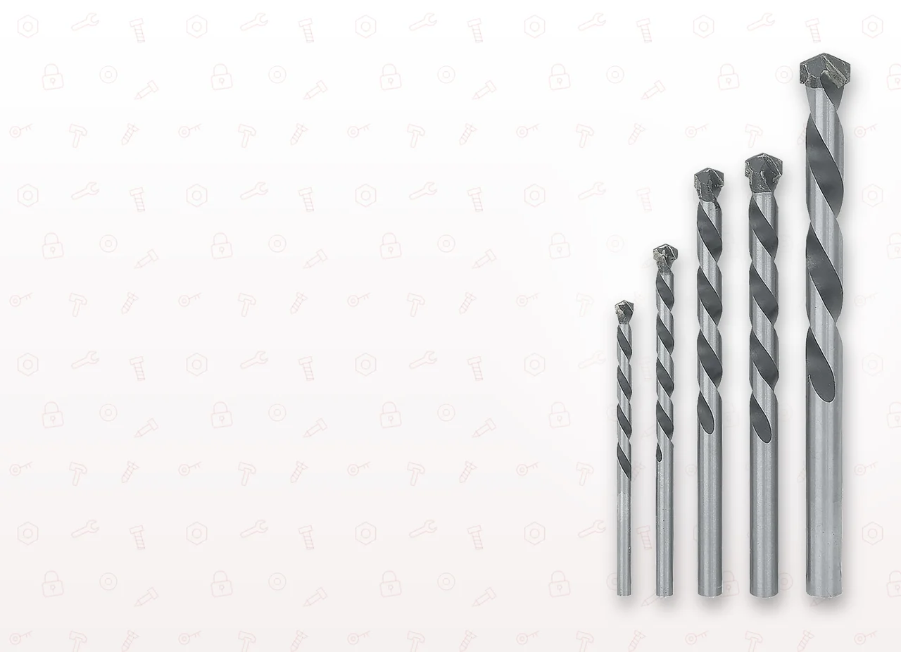HSS drill bit set for precision drilling at Al-Abbas Hardware Mart