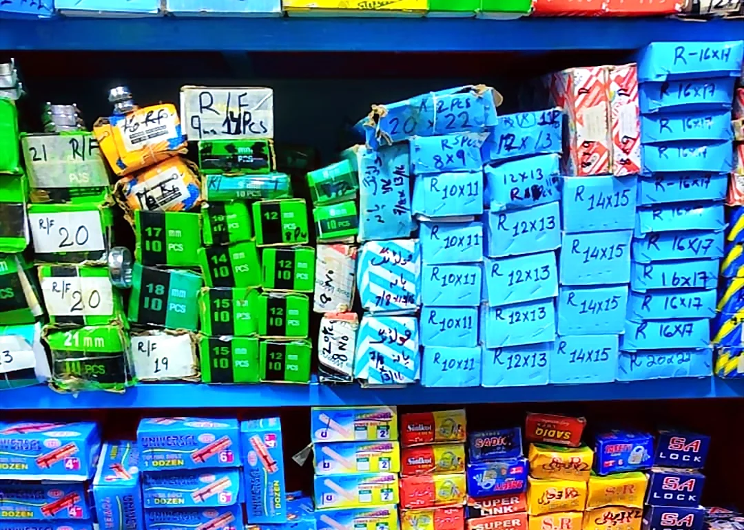 Wrenches, hinges, locks and fittings stocked at Al Abbas Hardware Mart