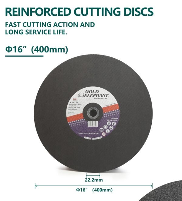 Ms Cutting Disc Gold Elephant Brand – photo 3