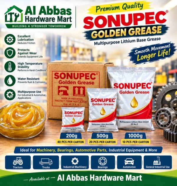 SONUPEC Golden Grease – Multipurpose Lithium Base Grease