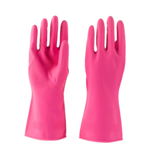 Rubber Gloves Pink Imported